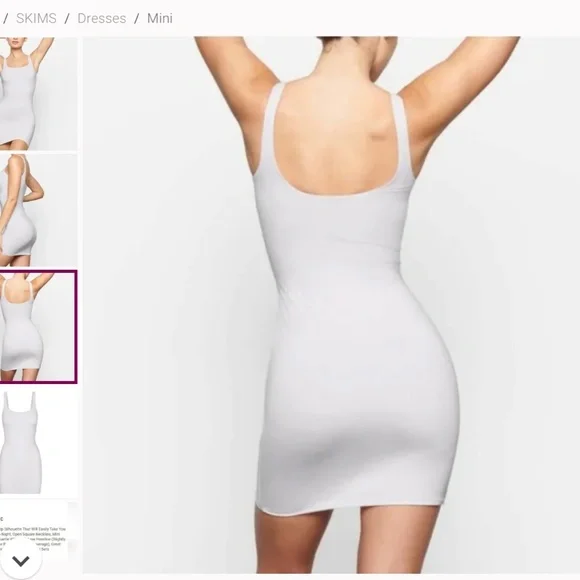 Skims Swim Tank Dress - Marble NWT - Picture 2 of 2